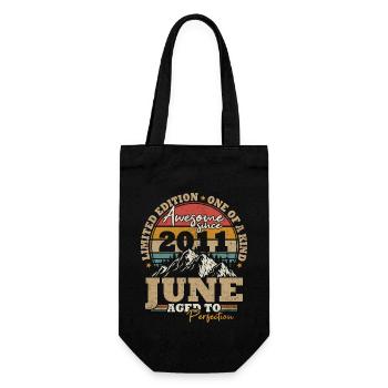 Juin 2011 Vintage Cadeau D’anniversaire 12 ans - Sac à bouteille - noir - Devant