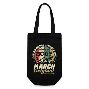 March 2007 Birthday Gift Limited Edition - Gift Bag for Bottles - black - Front