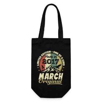 March 2017 Birthday Gift Limited Edition - Gift Bag for Bottles - black - Front
