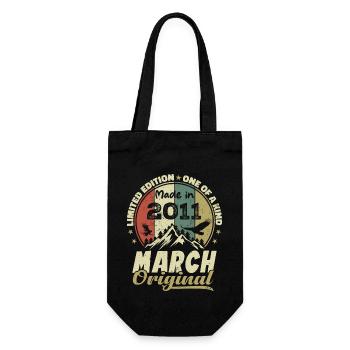 March 2011 Birthday Gift Limited Edition - Gift Bag for Bottles - black - Front