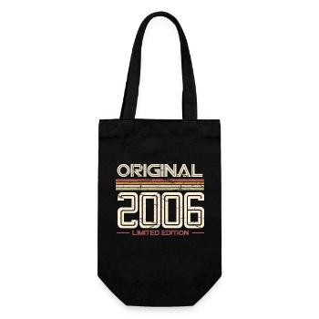 18e anniversaire 2006 Année de naissance - Sac à bouteille - noir - Devant