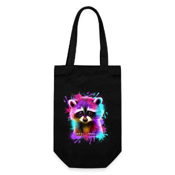 Raton laveur - Sac à bouteille - noir - Devant
