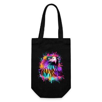 Eagle Graffiti Coloré - Sac à bouteille - noir - Devant