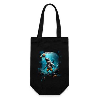 Joueur de basket-ball Shark Basketball - Sac à bouteille - noir - Devant