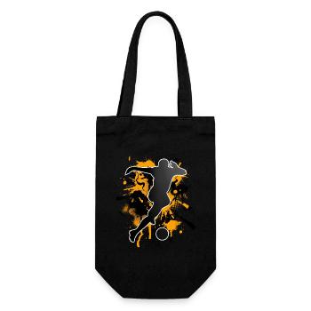 Joueurs de football - Sac à bouteille - noir - Devant