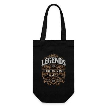 1978 Mars Naissance Anniversaire Année de naissance - Sac à bouteille - noir - Devant