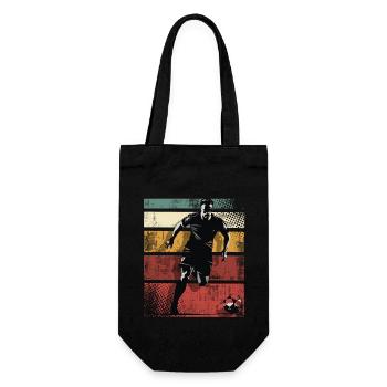 Joueurs de football - Sac à bouteille - noir - Devant