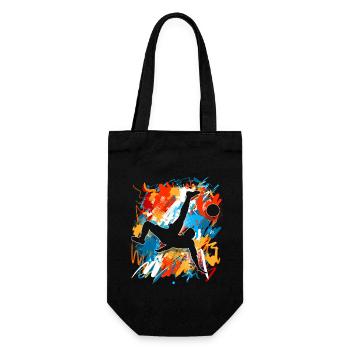 Joueurs de football - Sac à bouteille - noir - Devant