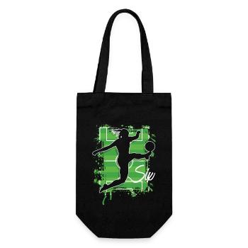 6th Birthday Footballer Soccer - Gift Bag for Bottles - black - Front