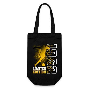 1962 Année de naissance Anniversaire Football - Sac à bouteille - noir - Devant