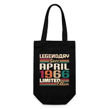 Les légendes sont nées en avril 1966 - 1966 - Sac à bouteille - noir - Devant