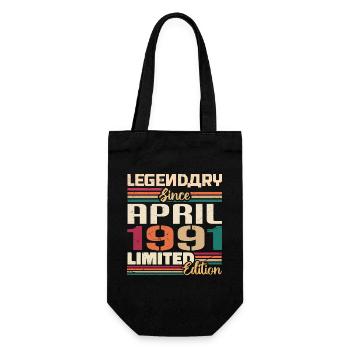 Les légendes naissent en avril 1991 - 1991 - Sac à bouteille - noir - Devant