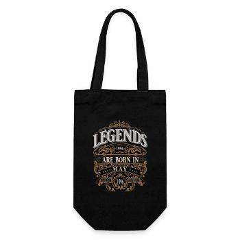 1996 Mai Naissance Anniversaire Année de naissance - Sac à bouteille - noir - Devant