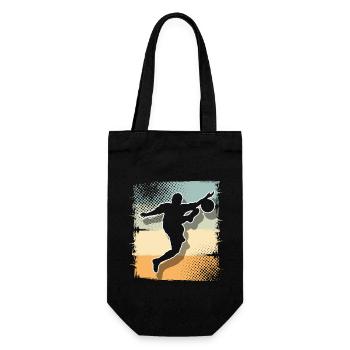 Joueurs de football - Sac à bouteille - noir - Devant