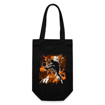 Joueurs de football - Sac à bouteille - noir - Devant