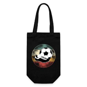 Joueurs de football - Sac à bouteille - noir - Devant