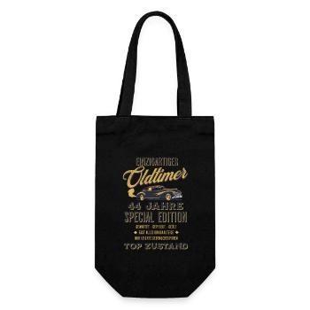 44. Geburtstag Oldtimer TOP ZUSTAND - Geschenkbeutel für Flaschen - Schwarz - Vorne