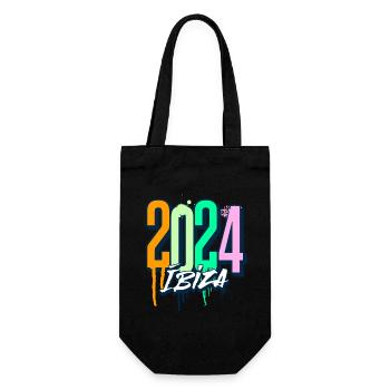 Ibiza 2024 - Geschenkbeutel für Flaschen - Schwarz - Vorne