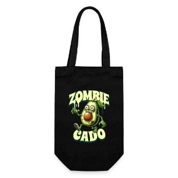 Zombie Avocat Zombiecado - Sac à bouteille - noir - Devant