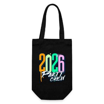 Équipe de fête 2026 - Sac à bouteille - noir - Devant