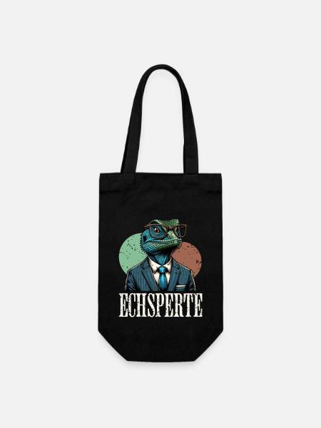 Echsperte - Geschenkbeutel für Flaschen - Schwarz