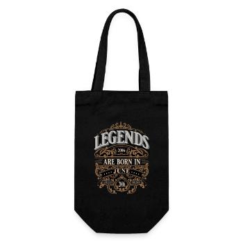 2006 Juin Né Anniversaire Année de naissance - Sac à bouteille - noir - Devant