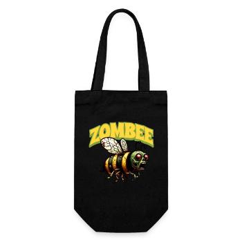 Zombie Bee Zombee - Gift Bag for Bottles - black - Front