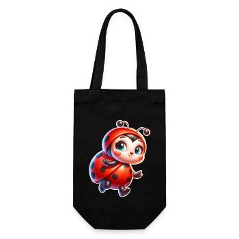 Ladybird - Gift Bag for Bottles - black - Front