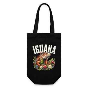 Iguana - Gift Bag for Bottles - black - Front