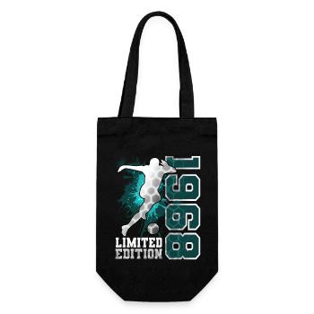 1968 Année de naissance Anniversaire Football - Sac à bouteille - noir - Devant