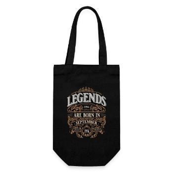 1994 Septembre Naissance Anniversaire Année de naissance - Sac à bouteille - noir - Devant