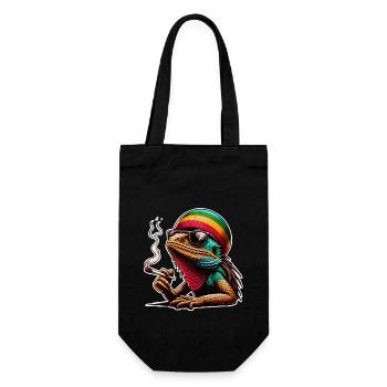 Stoner Marihuanna Weed Highdelize Lizard Lizard Weeding - Gift Bag for Bottles - black - Front