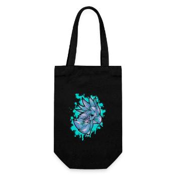 Parrot Mandala - Gift Bag for Bottles - black - Front