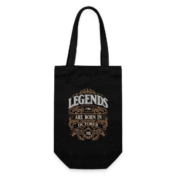 1988 Octobre Naissance Anniversaire Année de naissance - Sac à bouteille - noir - Devant