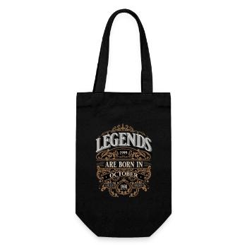 1999 Octobre Né Anniversaire Année de naissance - Sac à bouteille - noir - Devant