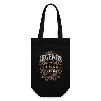 1988 Novembre Naissance Année de naissance - Sac à bouteille - noir - Devant