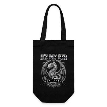 Dragon 11th Birthday Dragon - Gift Bag for Bottles - black - Front