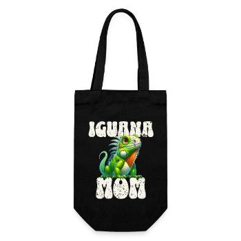 Iguana Mama - Gift Bag for Bottles - black - Front
