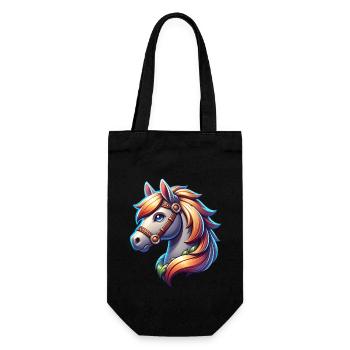 Cheval - Sac à bouteille - noir - Devant