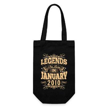 Légende de l’anniversaire de janvier 2010 - Sac à bouteille - noir - Devant