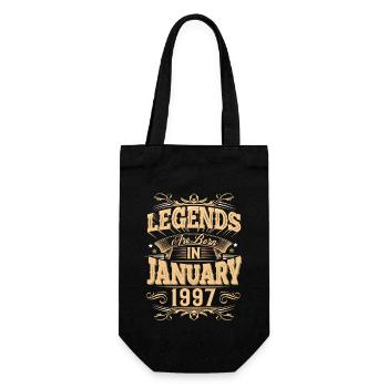 Légende de l’anniversaire de janvier 1997 - Sac à bouteille - noir - Devant