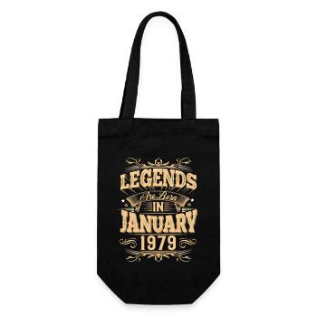 Légende de l’anniversaire de janvier 1979 - Sac à bouteille - noir - Devant