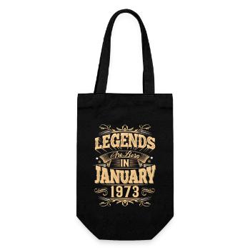 Légende de l’anniversaire de janvier 1973 - Sac à bouteille - noir - Devant
