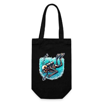 Diving Divers - Gift Bag for Bottles - black - Front