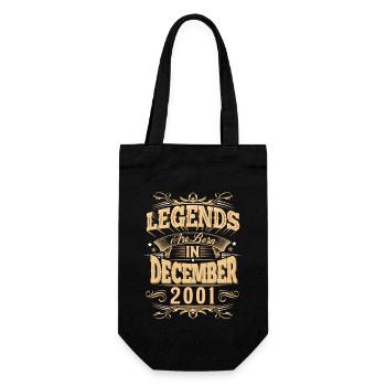 Légende de l’anniversaire de décembre 2001 - Sac à bouteille - noir - Devant