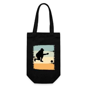 Boule Boccia Boule player - Gift Bag for Bottles - black - Front