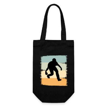 Boule Boccia Boule player - Gift Bag for Bottles - black - Front