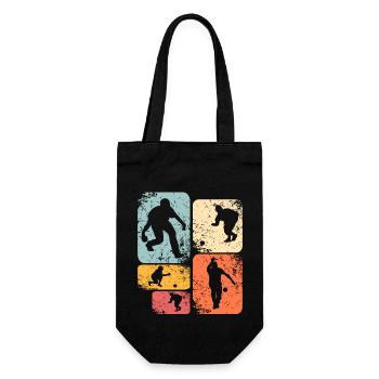 Boule Boccia Boule player - Gift Bag for Bottles - black - Front