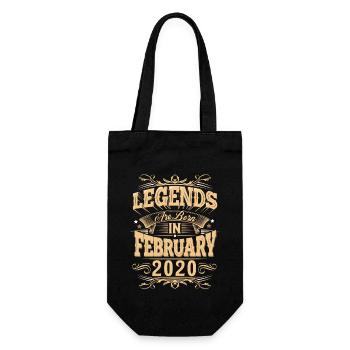 Légende de l’anniversaire de février 2020 - Sac à bouteille - noir - Devant
