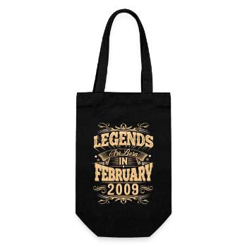 Légende de l’anniversaire de février 2009 - Sac à bouteille - noir - Devant